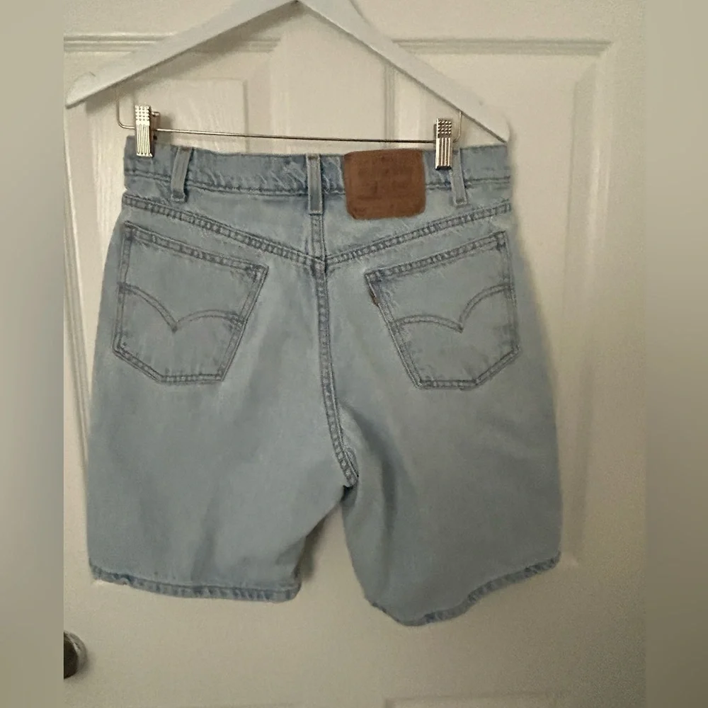 Levi's Light Wash Denim Jean Shorts
